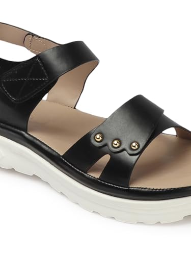 Image of ELLE women Comfortable Flat Round Toe Backstrap fashion Sandal