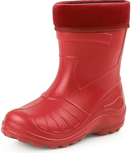 Ladeheid Gummistiefel Kinder federleichte und wasserdichte Eva Thermo Regenstiefel Gummistiefel gefüttert KL050