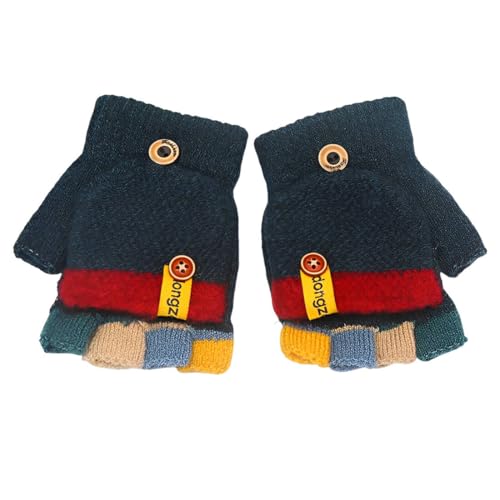 BIRLOZA Guanti caldi e invernali per bambini guanti in maglia per bambini