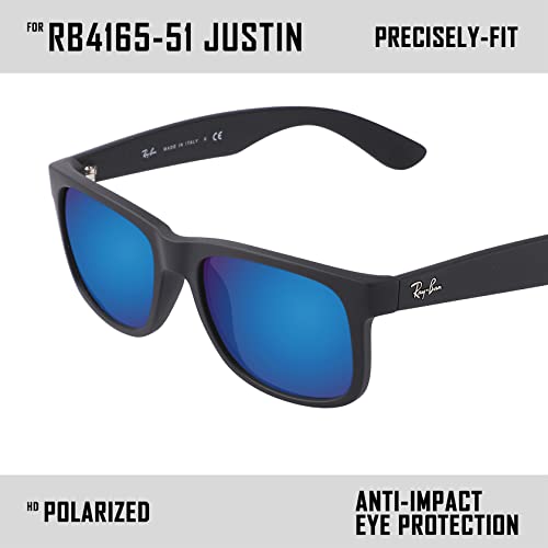Image of Polarized Replacement Lenses for Ray-Ban Justin RB4165 Sunglass