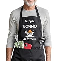 Crahalen Regalo Nonno Idee Regali per Nonno Regalo per Nonni Festa Dei Nonni Regali Idee Festa Del Pap&agrave; Grembiule Personalizzato