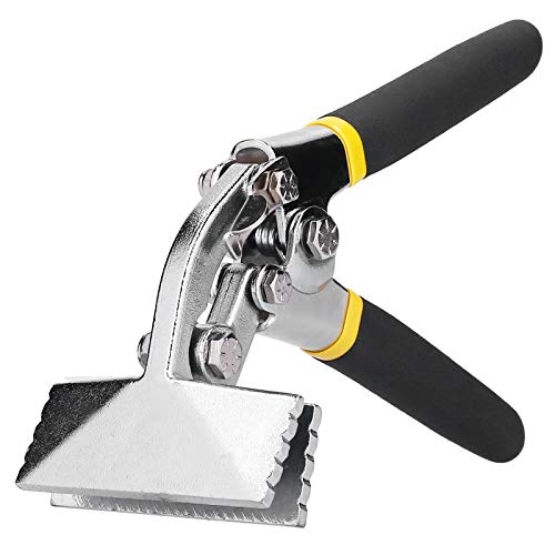 Sheet Metal Bender, Metal Roofing Panels Flanging Pliers Metal Roofing Tools Flat Nose Crimping Forceps Seamer Manual Bending Seam Tool for Bending, Seaming and Flattening Metal