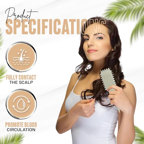 Image of Curly Hair Brush - Curl Defining & Detangling Brush for Women & Men - Boar Bristle Styling Brush for Shaping, Combing & Enhancing Natural Curls - Suitable for All Hair Types (Beige)