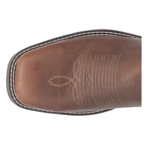 Laredo Mens Nazca 11 Inch Slip Resistant Steel Toe Work Safety Shoes Casual - Brown - Size 10 XW4