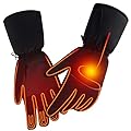 GEMSTONEGO Rechargeable Electric Heated Gloves,Touchscreen Waterproof Cold Weather Thermal Heated Gloves,Hand Warmer Gloves for Hunting Fishing Skiing Camping Cycling