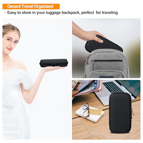 Image of Elonbo Diabetic Supplies Travel Case for Glucose Meter Diabetes Testing Kit | Portable Diabetes Testing Kit Storage Organizer Bag, Glucose Meter Insulin Pen Carrying Case for Test Strips Lancets, Black