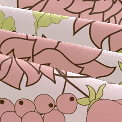 Housse de couette flamant rose rétro avec taie d'oreiller pour linge de lit - 6