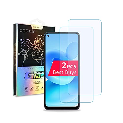 Displayschutzfolie Kompatibel für oppo A95 5G 9H Härte Anti-Kratzer Blasenfrei Gehäusefreundlich Ultradünne HD Glas Schutzfolie Kompatibel für oppo A95 5G 2 Stück Cover