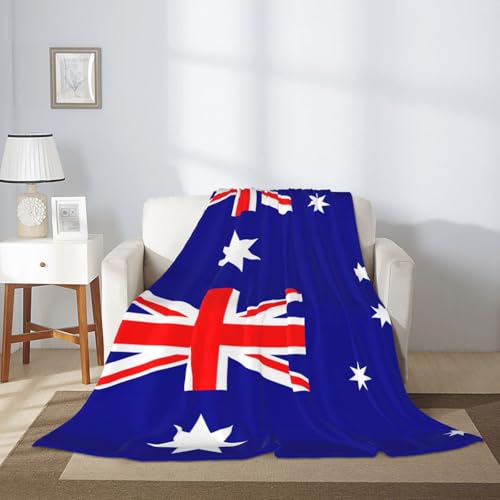 Couverture drapeau australien en flanelle chaude et plaid canapé camping - 7