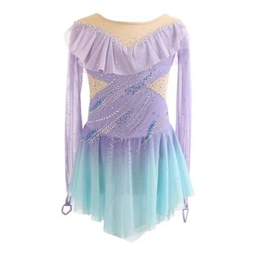 Robe de patinage artistique pour filles et femmes de compétition