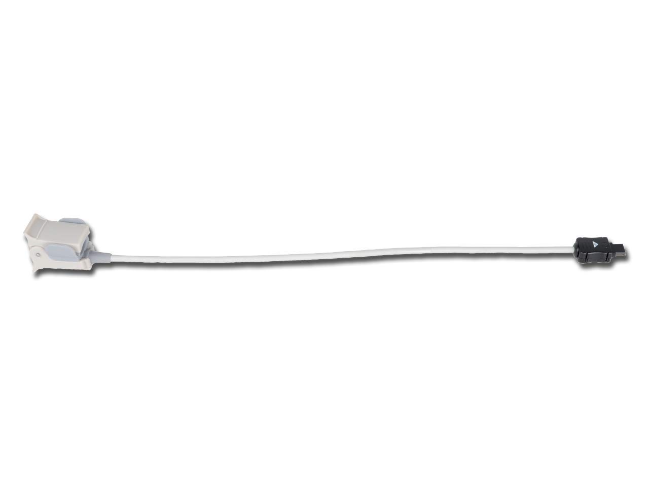 GIMA - Wiederverwendbare Externe Probe mit Fingerclipsensor für Kinder, Kontinuierliche Messung der SpO2 und der Herzfrequenz, Kabel 1 m, für das Oxy-10 Pulsoximeter