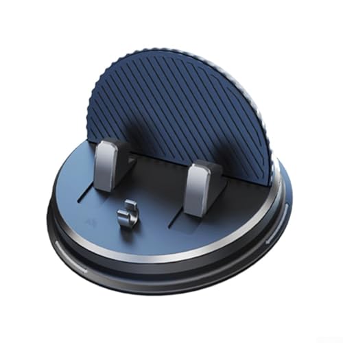 Dashboard Phone Holder Plate 360 Degree Rotating Car Phone Mount for Mobile Devices, Fit ABS Bracket with Stable Base for Vehicles(BLACK)