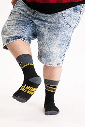 Meia Batman, Piticas, adulto unissex, Estampado, 21-26