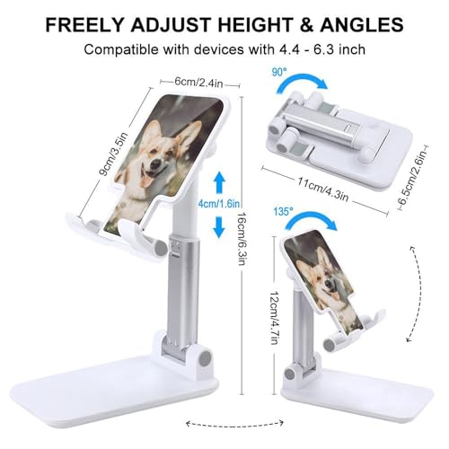 Support de téléphone réglable Corgi bureau support pliable iPhone 16 15 14 - 2