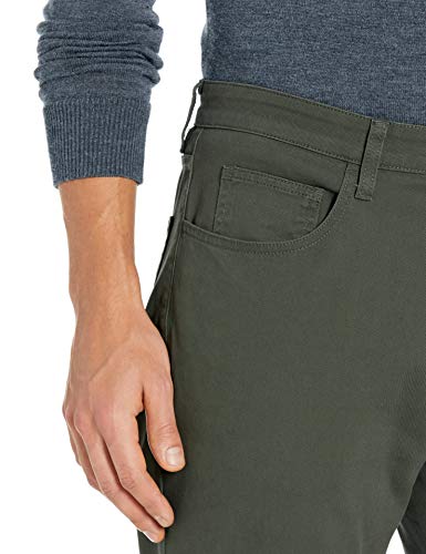 Image of Amazon Essentials Men's Athletic Fit Chinos, Work Pants, 5-Pocket, Cotton Stretch