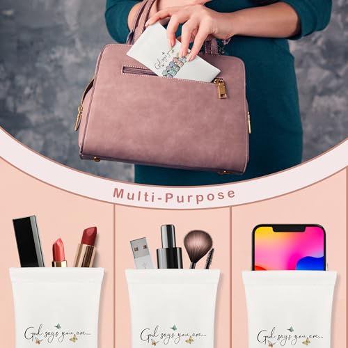 Image of Inspirational Christian Glasses Case with Bible Verse, Soft Eyeglass Pouch for Women, Christian Gifts, 7x3.5 Inches