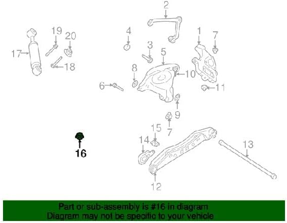 Mopar - Front Control Arm Bumper
