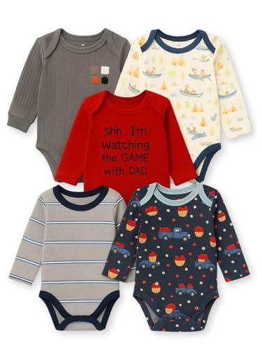 Image of TuddyBuddy 100% Cotton Multi Color Rompers /Bodysuits for Baby Boy & Baby Girl