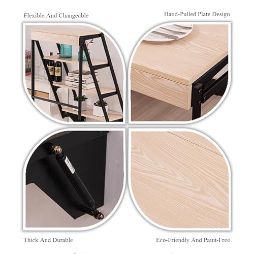 Établi pliant et table de cuisine pliable et déformable à fixation murale robuste - 6