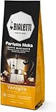 Bialetti - Perfetto Moka Vaniglia: Medium Roasting Ground Coffee, Vanilla Aroma, 8.8 Oz - 250g, Bag with Flavour-Saving Valve