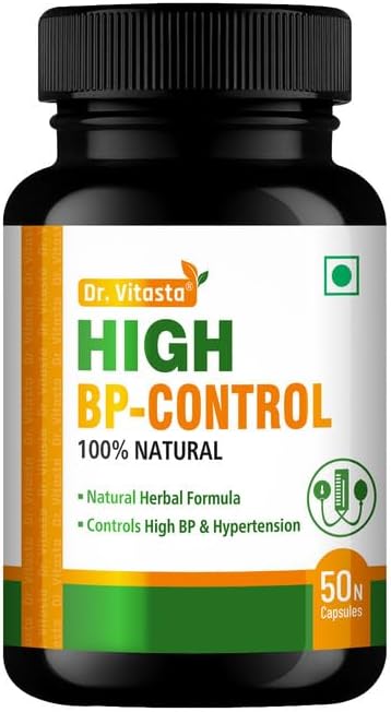 - High BP-Control 100% Natural Capsules | Useful Supplement in High Blood Pressure (50 Capsules - Pack of 1)