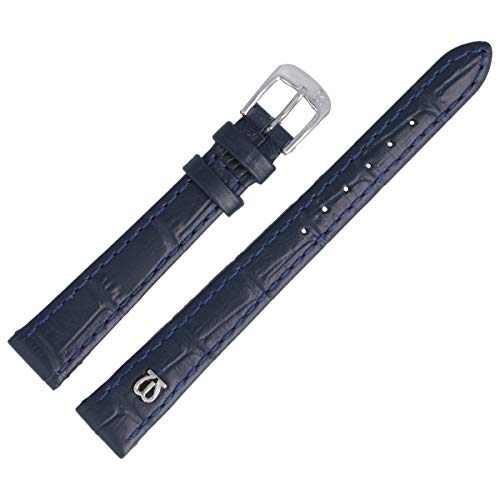 MARBURGER Uhrenarmband 12mm Leder Kroko - Made in Germany - Werkzeug Montage Set 52812