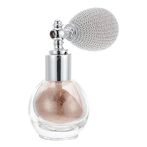 Veemoon Spray de Polvo para Cuerpo y Cabello Pulverizador de Polvo Iluminador Resaltador Aerosol Portátil para Maquillaje Corporal y Facial