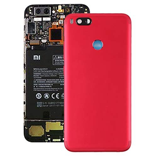 Couverture arrière Xiaomi Mi 5X supérieure rouge avec objectif photo neuf