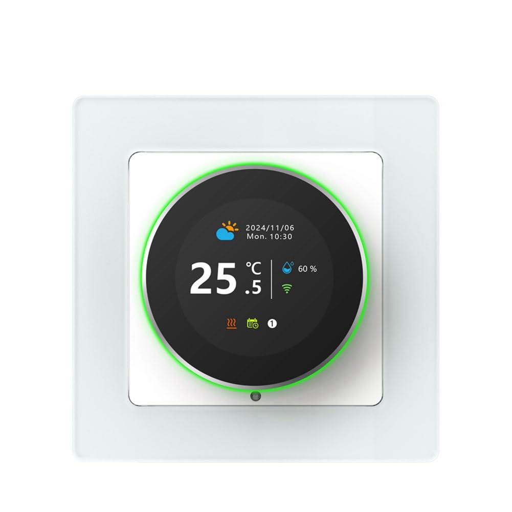 Thermostat intelligent Tuya avec bouton rotatif pour chaudière