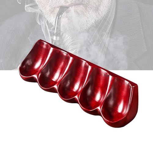 Présentoir à tabac en bois au salon : organisez vos 5 pipes sur ce support dédié