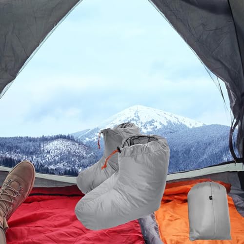 MERIGLARE Chinelo de inverno para baixo interior quente e aconchegante botas de neve para mulheres e