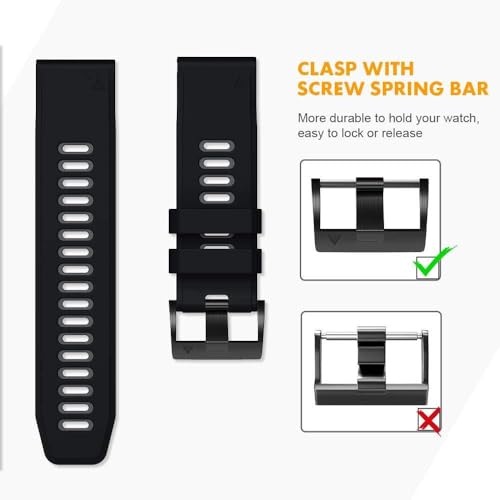 Bracelet Fenix 5X anti irritation silicone sport