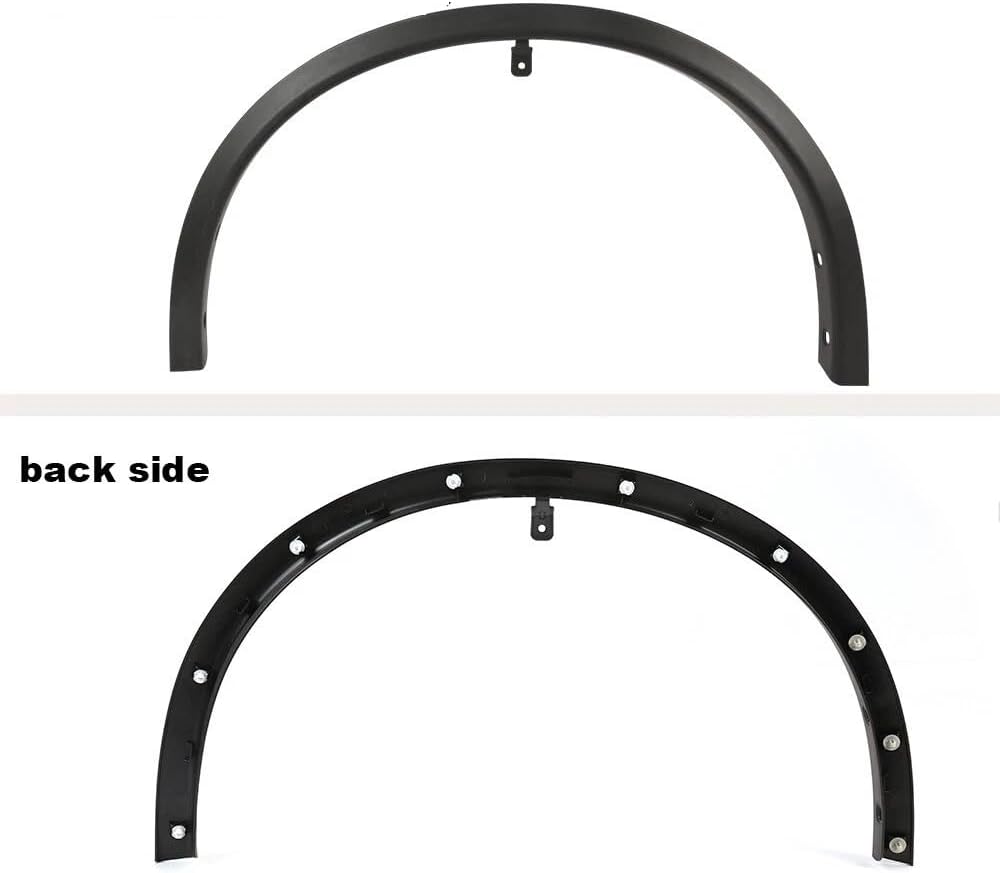 2PCS Textured Front Fender Molding Trim LH&RH Side Fits for 2014-2020 Nissan Rogue Replaces 638609TA1A, NI1291101,638619TA1A,NI1290101