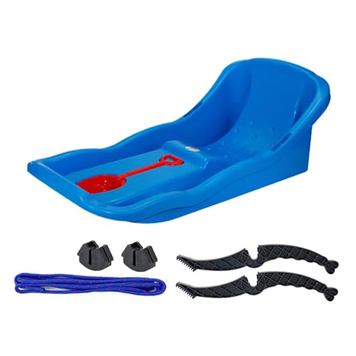 predolo 35 Inch Snow Sliding Device for Outdoor Fun, Suitable for Grass and Sand, Blue