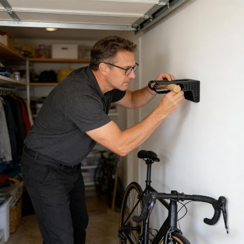 Gancho para bicicletas vertical solución para falta de espacio en garajes 3