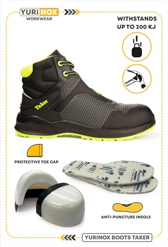 Boots Taker - Composite Safety Toe - Puncture-Proof Kevlar Sole - Utility Work Boots for Construction and Warehouse3