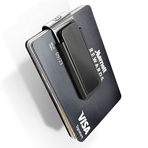 Image of M-Clip Money Clip - Minimalist Slim Wallet Alternative for Front Pocket Carry - Cash and Credit Card Holder for Men