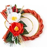 Amazon | 秀〆 しめ縄 正月飾り しめ飾り 玄関 リース 開運飾り(祝寿