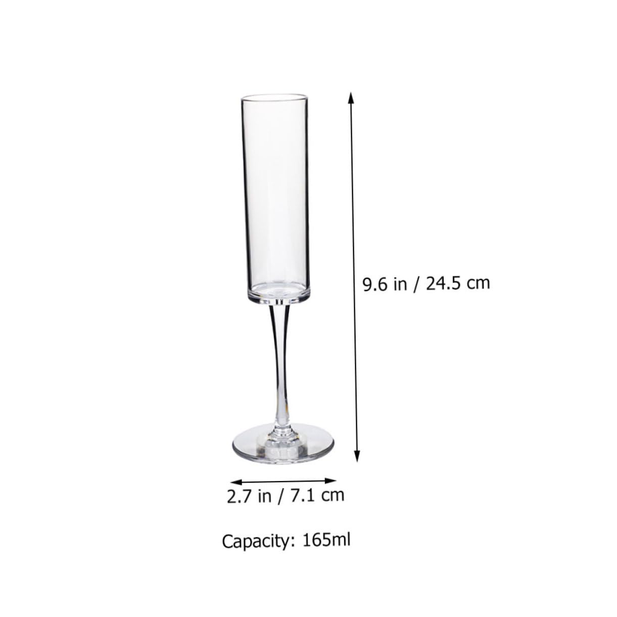 Mikinona 4pcs Wine Glasses Cocktail Glasses Wine Flutes Clear Drinks Cups Goblet for Red Wine Bar Cups Cups Party Drinks Goblet Party Drinkware Cocktail Goblet Transparent re-usable