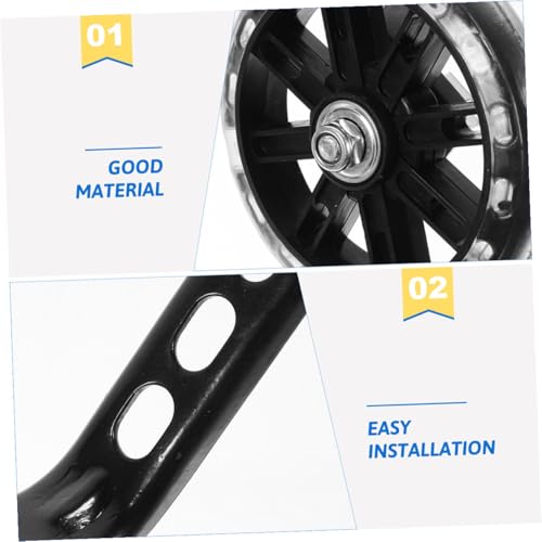 Ruedas de entrenamiento para bicicletas Healifty 4 piezas resistentes con soportes ajustables para equilibrio y soporte miniatura 6