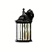 Kichler Chesapeake 14.75" 3 Light Outdoor Wall Light with Clear Beveled Glass in Black