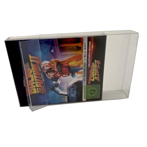 10x Schutzhüllen für Steelbook Collectors Edition in 0 5 mm robustem PET paasend für Beetlejuice Zurück in die Zukunft 1-3 Oppenheimer Constantine (178 5 x 141 x 36 mm (Constantine))