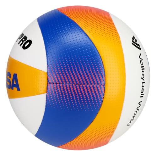 Mikasa Official Beach Volleyball BV550C-WYBR FIVB Approval (Size 5)