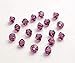 50pcs Authentic Preciosa 6mm Faceted Bicone Crystal Loose Beads Purple Amethyst Compatible with Swarovski 5301/5328 for DIY Jewelry Making Pre-B611