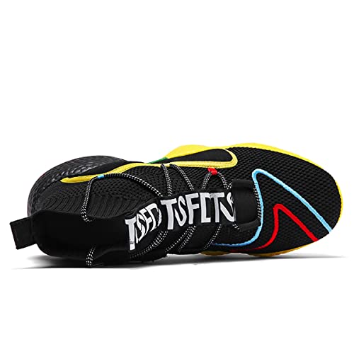 LIBINXIF Women's Men's Upper Light Breathable Fashion Non-Slip Sneakers Comfortable Walking Shoes Couple Shoes Sock Shoes Running Shoes Trainers Shoes Large Shoes3