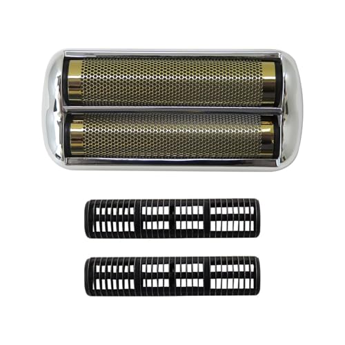 Replacement for Babyliss Pro Foil and Cutter for MetalFX Single Foil and Double Foil Head Shavers FXRF2S FXRF2RG Silver