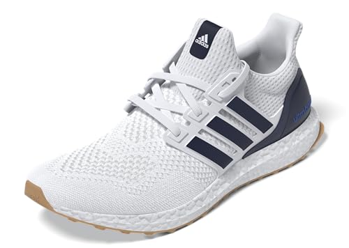 adidas Men's Ultraboost 1.0, White/Dark Blue/Gum, 7