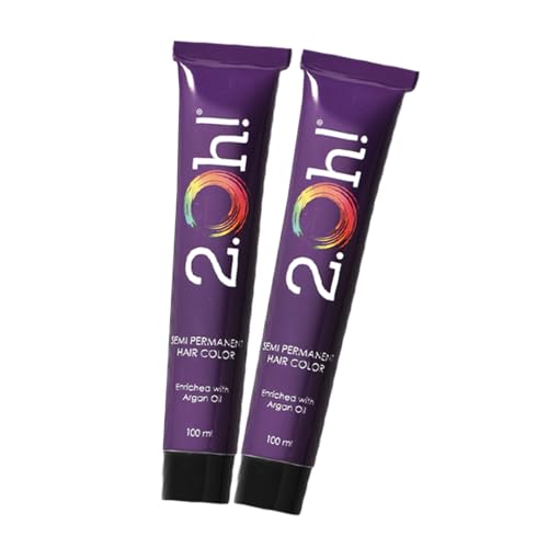 Image of 2.Oh! Italian- Blue Hair Color For Women & Men | Ammonia-Free DIY Semi Permanent Hair Color | Enriched with Argan Oil | Lasts upto 12-15 Washes | Pack of 2