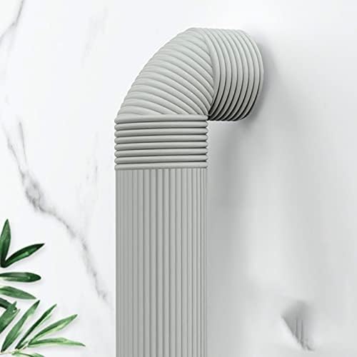 Indoor Cable Cover Channel - 2m Pipe Concealer for Bathroom & Kitchen, Protects Gas Lines & Sewer Pipes, Durable Ducting Solution for Neat Home Organization