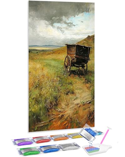 Kit de diamond painting completo Jumpdot 70x40 cm para combatir el estrés en casa